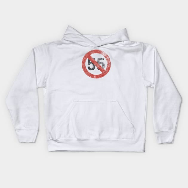 I CAN'T DRIVE 55 Kids Hoodie by BG305